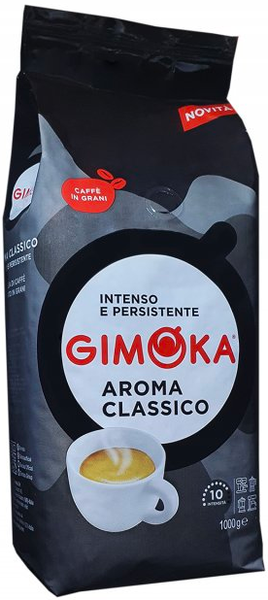 Ящик кофе в зернах Gimoka Aroma Classico 1 кг (в ящике 12шт) 0200093 фото