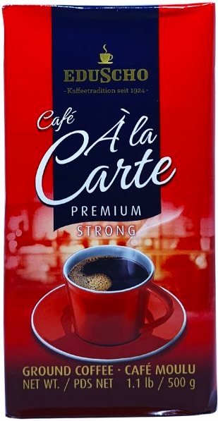 Ящик кофе молотого Eduscho Cafe Premium Strong 500 г (в ящике 12 шт) 0200142 фото