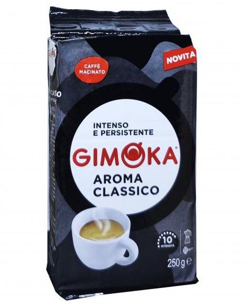 Ящик кави мелена Gimoka Aroma Classico 250гр (у ящику 20 шт) 0200304 фото