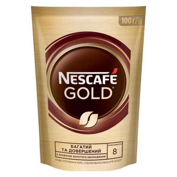 Ящик растворимого кофе Nescafe Gold ЭКО 100 гр. (в ящике 20 шт) 0200061 фото