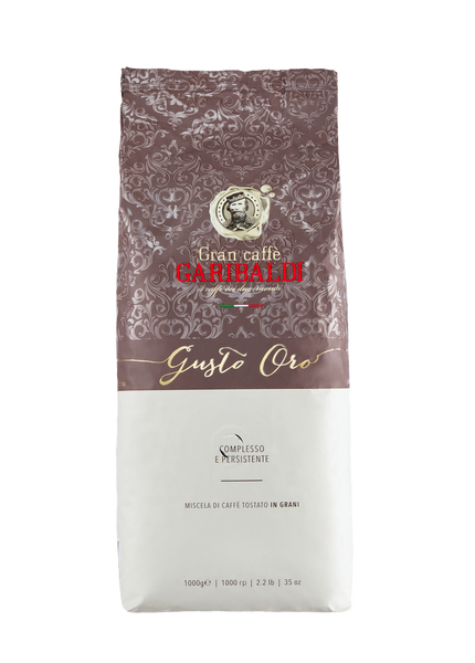 Ящик кави в зернах Garibaldi Gusto Oro 1 кг (у ящику 10шт) 1200006 фото