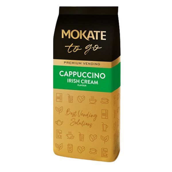 Ящик Капучіно Mokate Irish Cream 1 кг (у ящику 10 шт.) 76-0007 фото