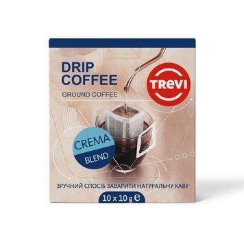 Бокс дріп-кави Trevi Crema 10 г x 10 шт 03-0156 фото