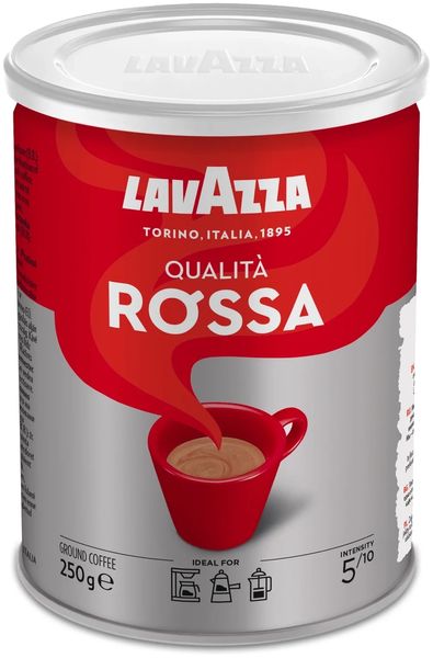 Ящик молотого кофе Lavazza Qualita Rossa ж/б, 250г (в ящике 12 шт) 0200212 фото