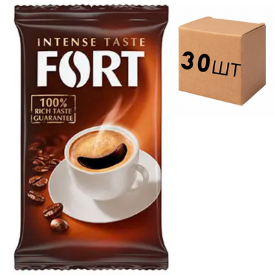 Ящик кофе молотого Fort Intense Taste 100 г (в ящике 30 шт) 0200168 фото