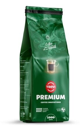 Ящик кави у зернах Trevi Premium 1кг ( у ящику 10 шт) 0300003 фото