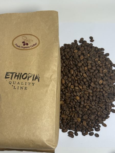 Кофе в зернах Fresh Organic Coffee ETHIOPIA (Эфиопия) 250 г 63-0009 фото