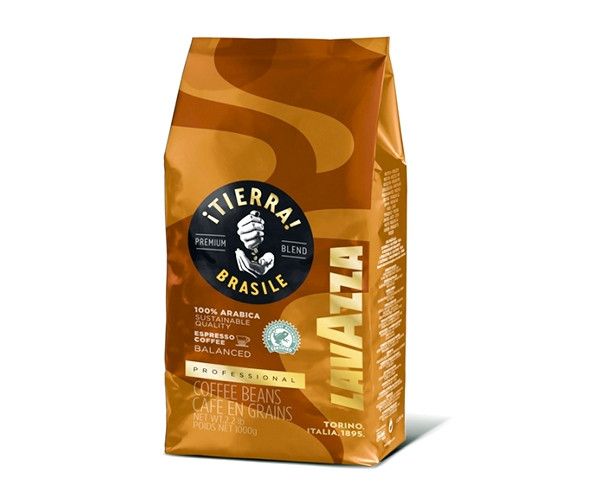 Ящик кофе в зернах Lavazza Tierra Brazil 100% Arabika, 1 кг (в ящике 6 шт) 0200239 фото