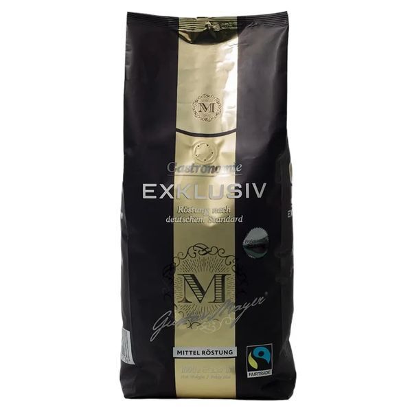 Ящик кави в зернах Gustav Mayer Exklusiv 1 кг (у ящику 10 шт) 49-0036 фото