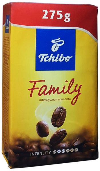 Ящик кофе молотый Tchibo Familly 275 гр. (в ящике 12 шт) 0200166 фото