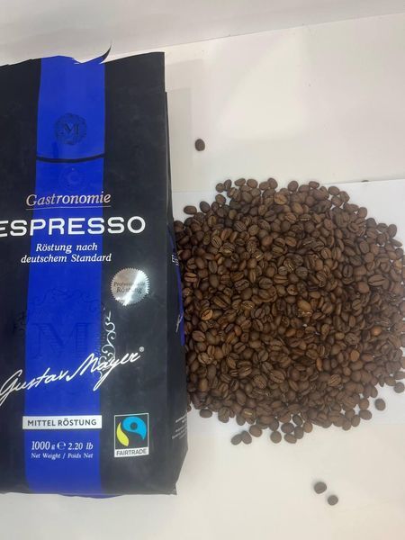 Ящик кофе в зернах Gustav Mayer Espresso 1 кг ( в ящику 10 шт) 49-0037 фото