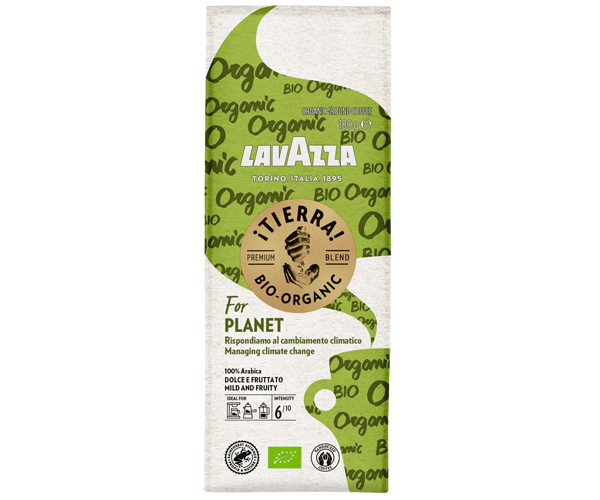 Ящик молотого кофе Lavazza Tierra Bio Organic, 180г (в ящике 6 шт) 0200190 фото