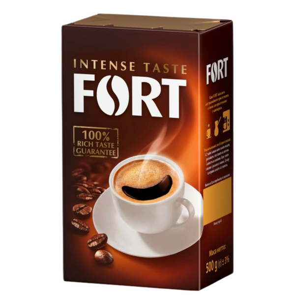 Ящик кофе молотого Fort Intense Taste 500 г (в ящике 12 шт) 0200144 фото