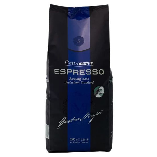 Ящик кофе в зернах Gustav Mayer Espresso 1 кг ( в ящику 10 шт) 49-0037 фото