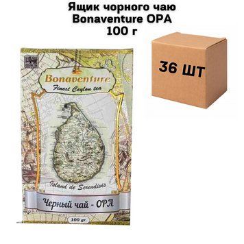 Ящик черного чая Bonaventure ОРА 100 г ( в ящике 36 шт) 02-0859 фото