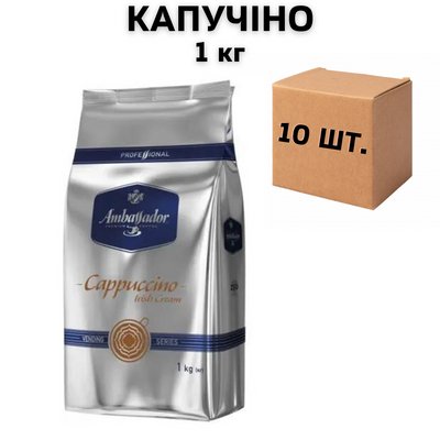 Ящик Капучино Ambassador Irish Cream 1 кг (в ящике 10шт) 0200031 фото