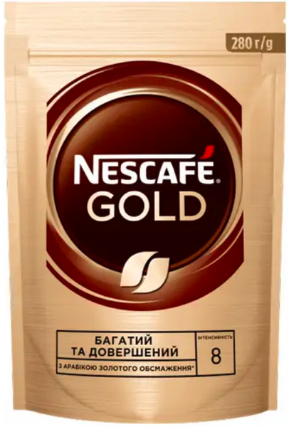 Ящик растворимой кофе Nescafe Gold 280 гр. (в ящике 12 шт) 0200065 фото