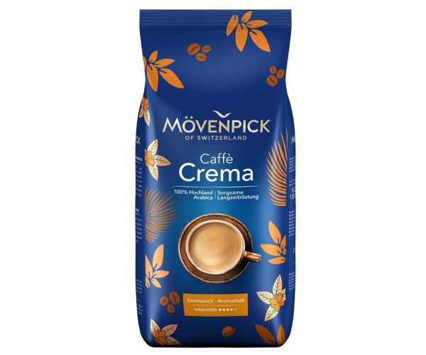 Ящик кави в зернах Movenpick Caffee Crema 1 кг (у ящику 4 шт) 0200016 фото