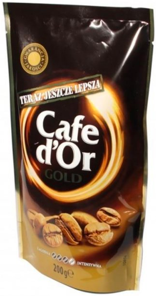 Ящик растворимого кофе Cafe d’or gold, 200g (в ящике 18 шт.) 0200146 фото