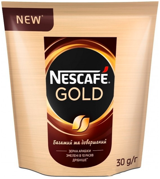 Ящик растворимого кофе Nescafe Gold 30 гр. (в ящике 20 шт) 0200066 фото