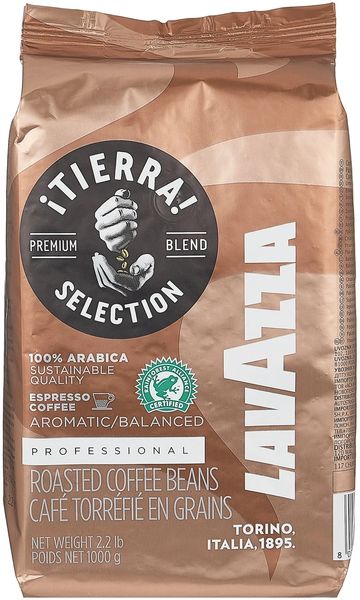 Ящик кави в зернох Lavazza Tierra Selection, 1 кг (в ящику 6 шт) 0200243 фото