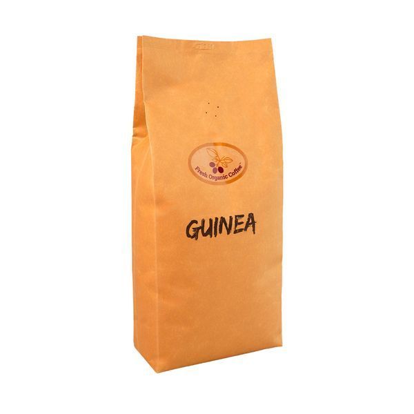 Кофе в зернах Fresh Organic Coffee Робуста Гвинея 500 г &ndash; 100% робуста, крепкий шоколадный вкус без кислинки 63-0014 фото