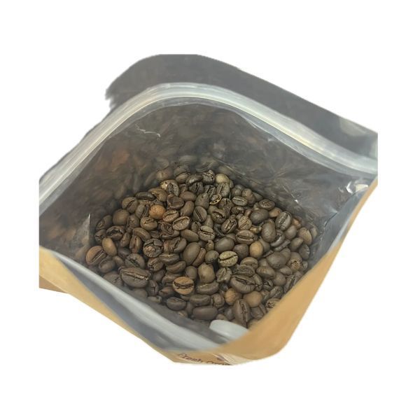 Кофе в зернах Fresh Organic Coffee Робуста Гвинея 500 г &ndash; 100% робуста, крепкий шоколадный вкус без кислинки 63-0014 фото
