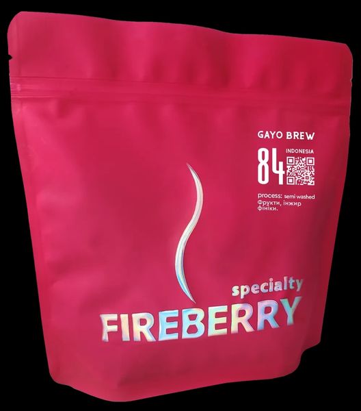 Кофе в зернах Gayo Brew / Indonesia FIREBERRY 100% арабика 250г 3200023 фото