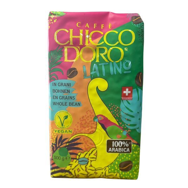 Ящик Кофе в зернах Chicco D'oro Latino 500 г ( в ящике 10 шт) 02-0582 фото