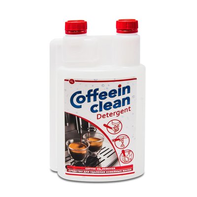 Професійний засіб Coffeein clean DETERGENT для видалення кавових масел 1 л. (у ящику 10шт) 11078 фото
