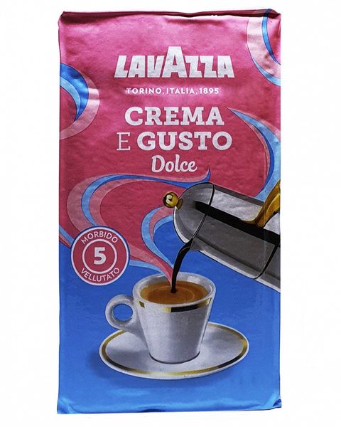 Ящик молотого кофе Lavazza Crema e Gusto Dolce, 250г (в ящике 20 шт) 0200197 фото