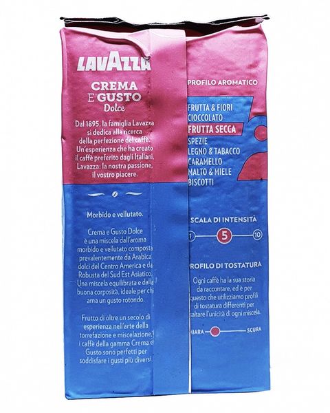 Ящик молотого кофе Lavazza Crema e Gusto Dolce, 250г (в ящике 20 шт) 0200197 фото