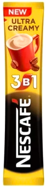 Ящик розчинної кави Nescafe "3 в 1" Ultra Creamy, 20 стиків по 13 гр. (у ящику 24 упак.) 0200072 фото