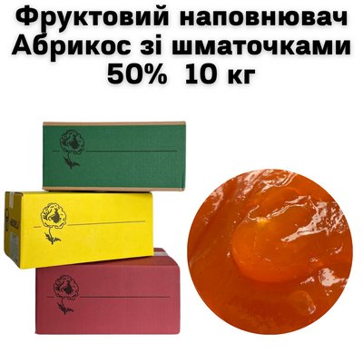 Фруктовий наповнювач Абрикос зі шматочками 50% 10кг 4600015 фото