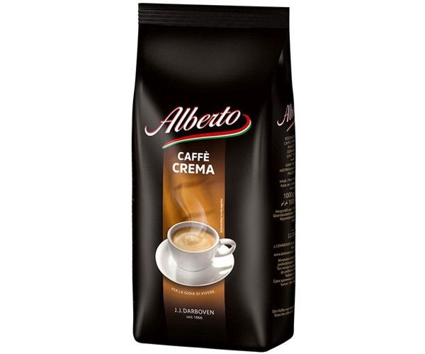 Ящик кави в зернах Alberto Crema 1кг (в ящику 4 шт) 0200372 фото