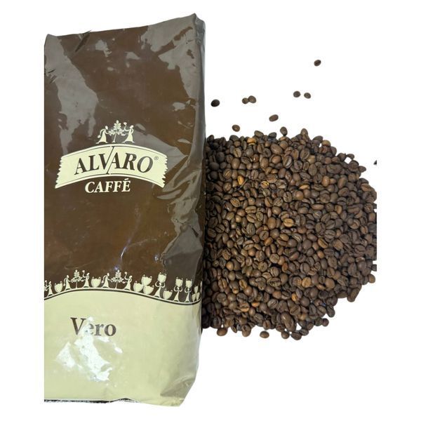 Кофе в зернах Alvaro Caffe Vero 1 кг 63-0075 фото