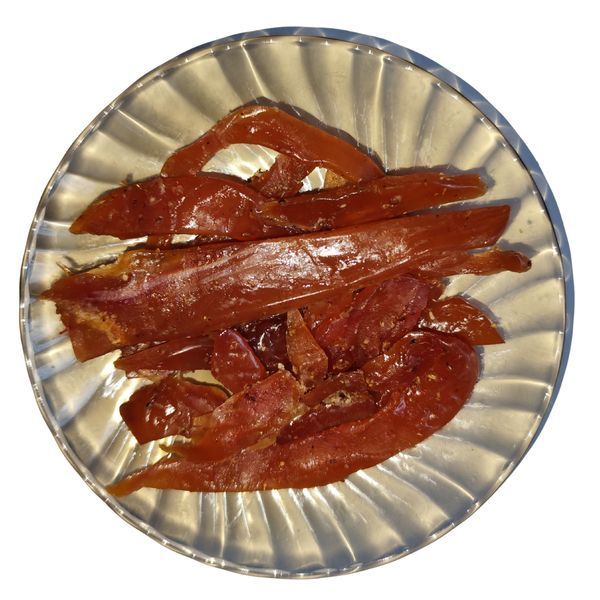 Джерки з курки Часник - сушене м'ясо (соломка), авторський маринад 500 г 06-0029 фото