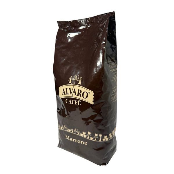 Кава в зернах Alvaro Caffe Marrone 1 кг 63-0077 фото