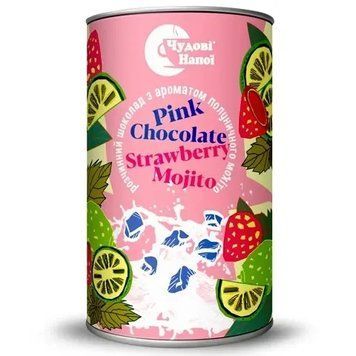 Розовый горячий шоколад Strawberry Mojito (Клубничный мохито) 200 г 17-0079 фото