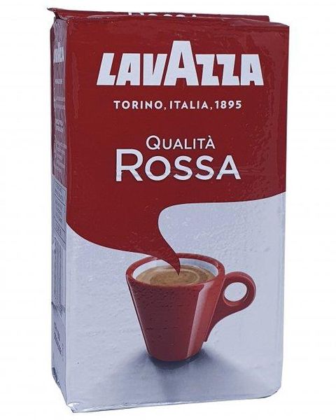 Ящик молотого кофе Lavazza Rossa в цветной упаковке, 250г (в ящике 20 шт) 0200202 фото