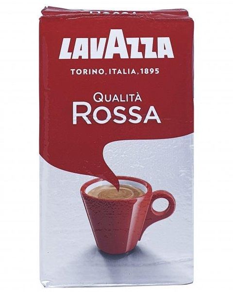 Ящик молотого кофе Lavazza Rossa в цветной упаковке, 250г (в ящике 20 шт) 0200202 фото