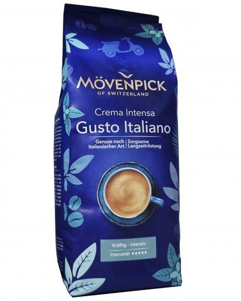 Ящик кави в зернах Movenpick Caffee Crema Gusto Italiano 1 кг (у ящику 4 шт) 0200252 фото