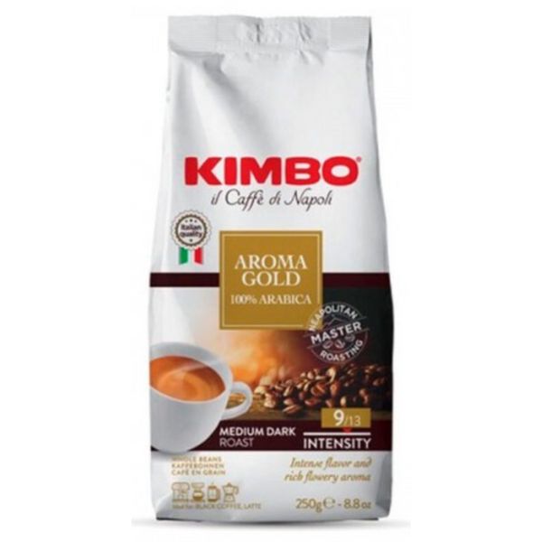 Ящик кофе молотый Kimbo Aroma Gold 100% arabica 250 г (в ящике 20 шт) 0200036 фото