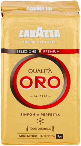 Ящик меленої кави Lavazza Qualita Oro 250 г (у ящику 20 шт) 0200081 фото