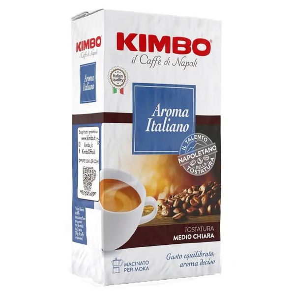 Ящик молотого кофе Kimbo Aroma Italiano 250 г ( в ящике 20 шт) 0200037 фото