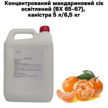 Концентрований мандариновий сік (65-67 ВХ) каністра 5л/6,5 кг 01-0120 фото
