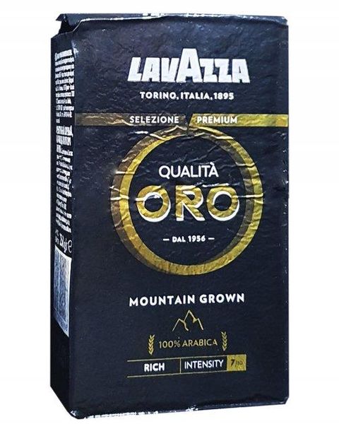 Ящик молотого кофе Lavazza ОRO Mountain Grown Black, 250г (в ящике 20 шт) 0200204 фото