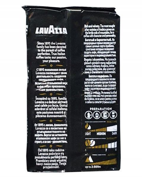 Ящик молотого кофе Lavazza ОRO Mountain Grown Black, 250г (в ящике 20 шт) 0200204 фото