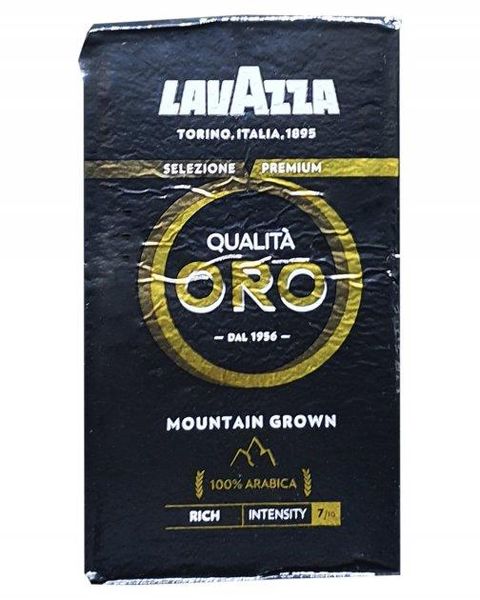 Ящик молотого кофе Lavazza ОRO Mountain Grown Black, 250г (в ящике 20 шт) 0200204 фото