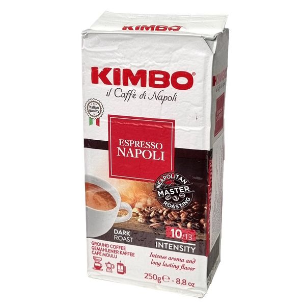 Ящик молотого кофе KIMBO Espresso Napoli 250 г ( в ящике 20 шт) 0200038 фото